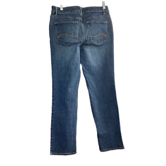 SONOMA Women’s Jeans Mid Rise Straight Size 8Petite Inseam 27” - Picture 2 of 8